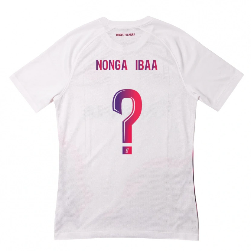 Danxen Mulher Camisola Alou Nonga Ibaa #0 Branco Rosa Roxo Alternativa 2026/27 Camisa