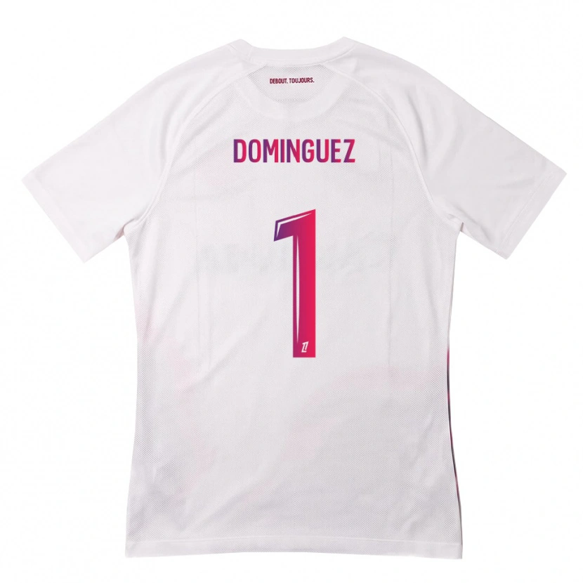 Danxen Mulher Camisola Álex Domínguez #1 Branco Rosa Roxo Alternativa 2026/27 Camisa