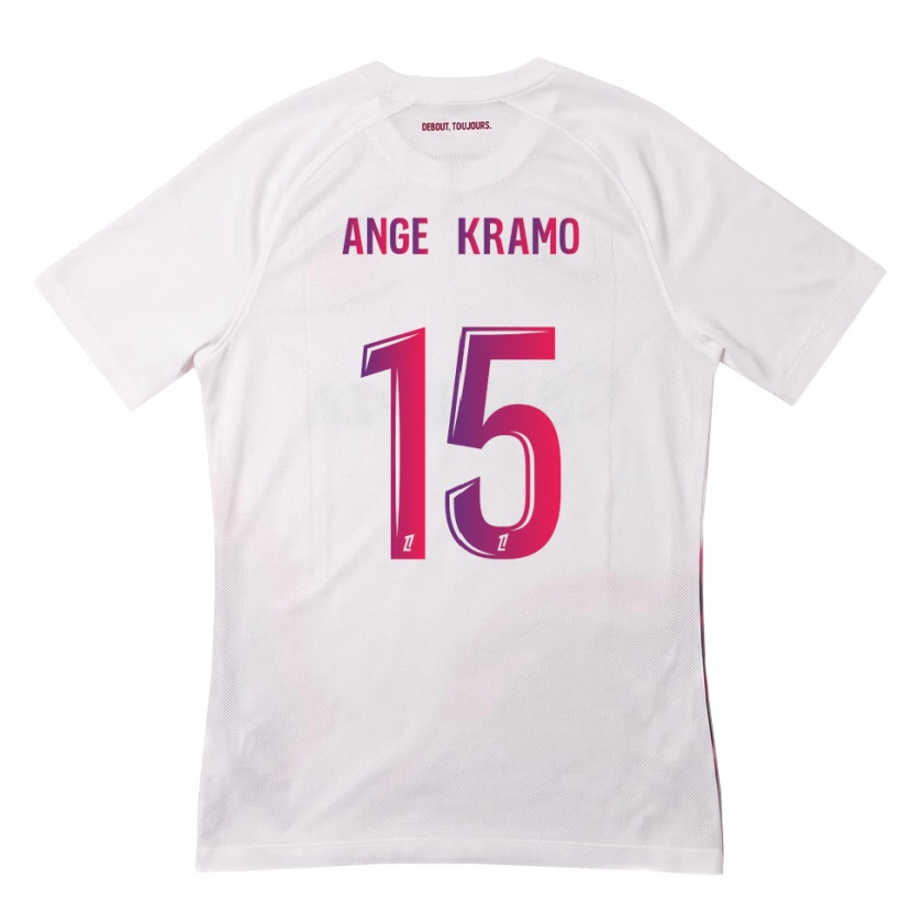Danxen Mulher Camisola Marie Ange Kramo #15 Branco Rosa Roxo Alternativa 2026/27 Camisa