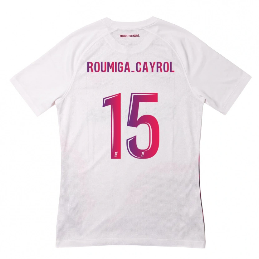 Danxen Mulher Camisola Sonia Roumiga-Cayrol #15 Branco Rosa Roxo Alternativa 2026/27 Camisa