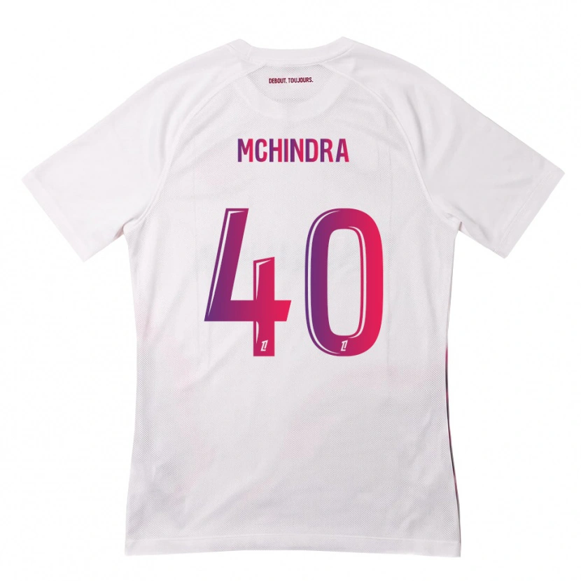 Danxen Mulher Camisola Naime Said Mchindra #40 Branco Rosa Roxo Alternativa 2026/27 Camisa