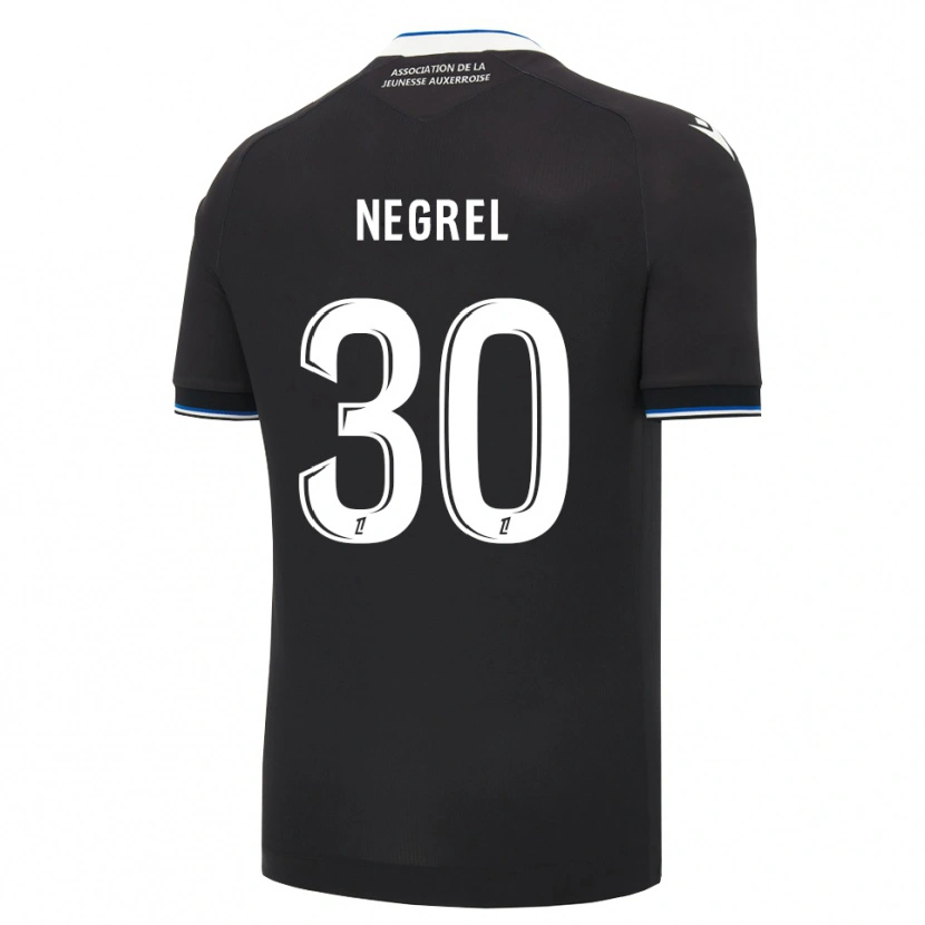 Danxen Mulher Camisola Tom Negrel #30 Preto Azul Branco Alternativa 2026/27 Camisa