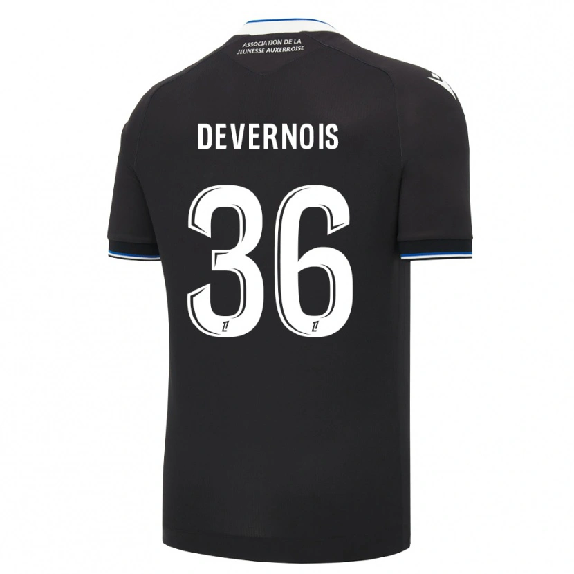 Danxen Mulher Camisola Tidiane Devernois #36 Preto Azul Branco Alternativa 2026/27 Camisa