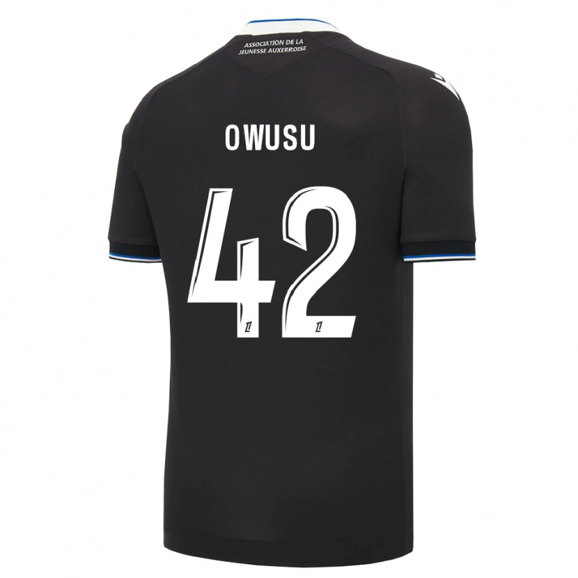 Danxen Mulher Camisola Elisha Owusu #42 Preto Azul Branco Alternativa 2026/27 Camisa
