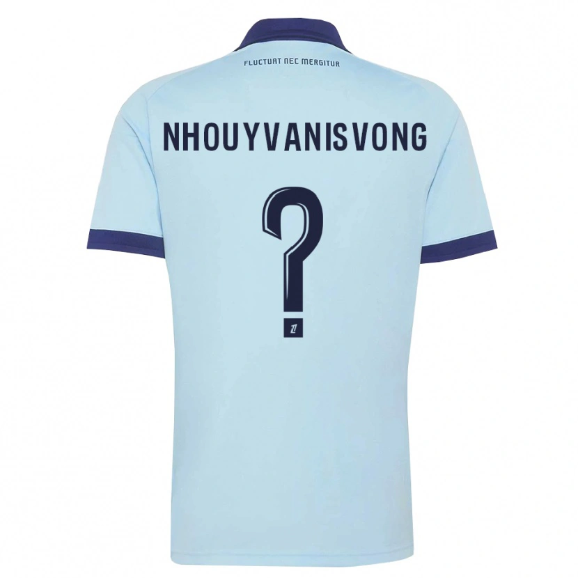 Danxen Mulher Camisola Andy Nhouyvanisvong #0 Azul Centáurea Preto Alternativa 2026/27 Camisa