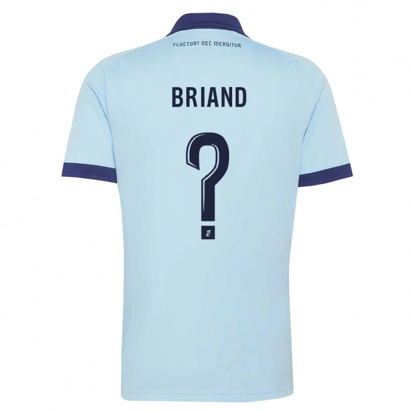 Danxen Mulher Camisola Noam Briand #0 Azul Centáurea Preto Alternativa 2026/27 Camisa