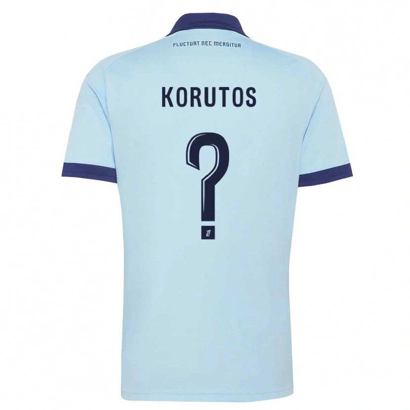 Danxen Mulher Camisola Ayethan Korutos #0 Azul Centáurea Preto Alternativa 2026/27 Camisa