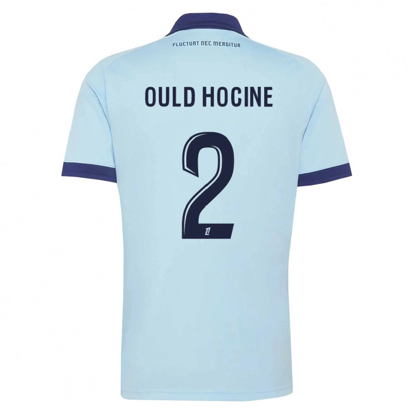 Danxen Mulher Camisola Célina Ould Hocine #2 Azul Centáurea Preto Alternativa 2026/27 Camisa