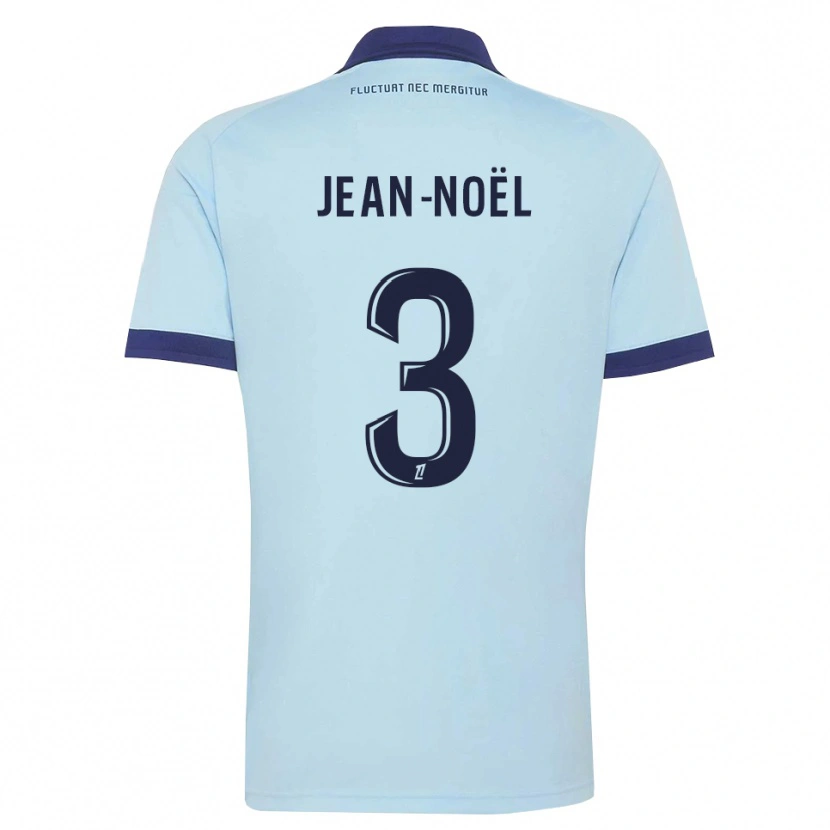 Danxen Mulher Camisola Jahly Jean-Noël #3 Azul Centáurea Preto Alternativa 2026/27 Camisa