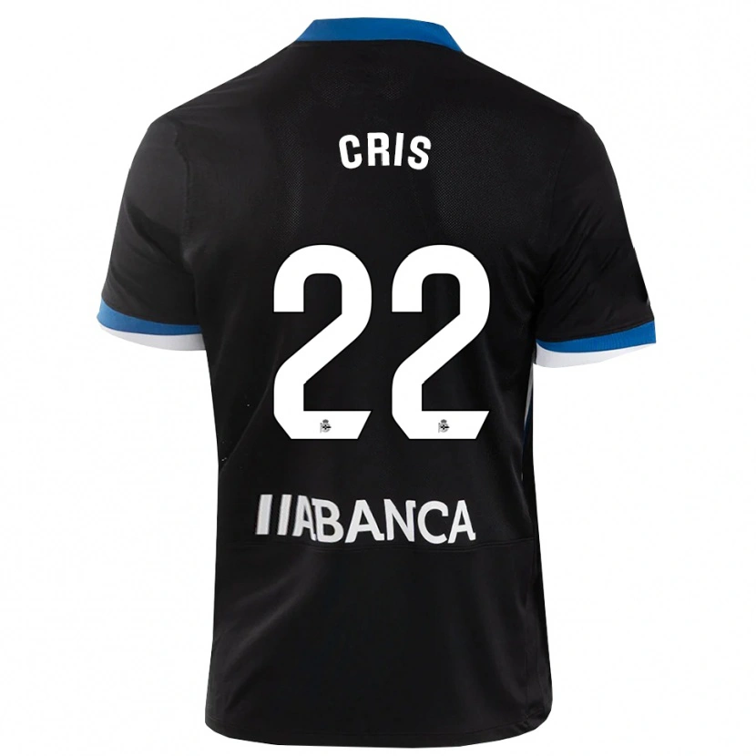 Danxen Mulher Camisola Cris #22 Preto Branco Azul Alternativa 2026/27 Camisa