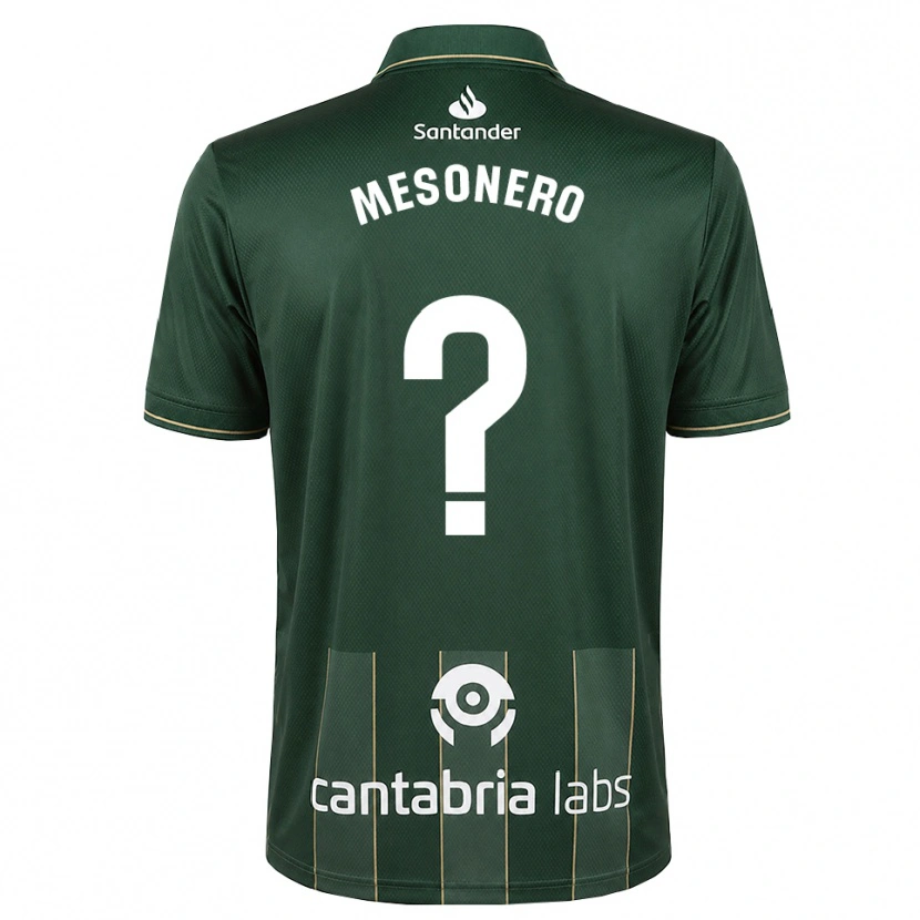 Danxen Mulher Camisola Germán Mesonero #0 Cinza Ardósia Escuro Branco Alternativa 2026/27 Camisa