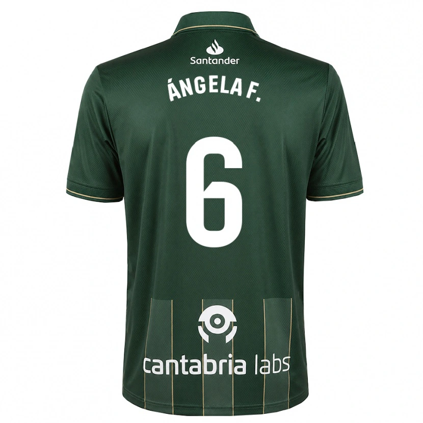 Danxen Mulher Camisola Ángela Fernández Fraile #6 Cinza Ardósia Escuro Branco Alternativa 2026/27 Camisa