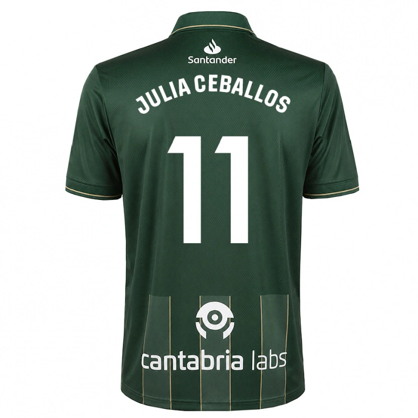 Danxen Mulher Camisola Julia Ceballos Carrancio #11 Cinza Ardósia Escuro Branco Alternativa 2026/27 Camisa