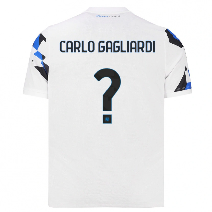 Danxen Mulher Camisola Filippo Carlo Gagliardi #0 Branco Vermelho Azul Alternativa 2026/27 Camisa