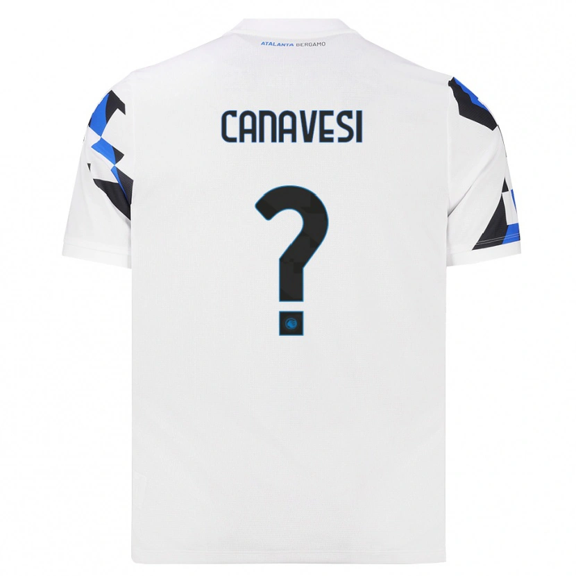 Danxen Mulher Camisola Daniele Canavesi #0 Branco Vermelho Azul Alternativa 2026/27 Camisa