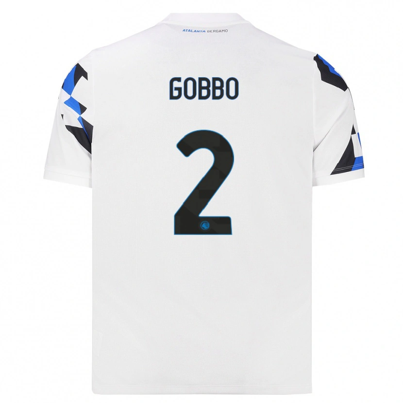 Danxen Mulher Camisola Luca Gobbo #2 Branco Vermelho Azul Alternativa 2026/27 Camisa