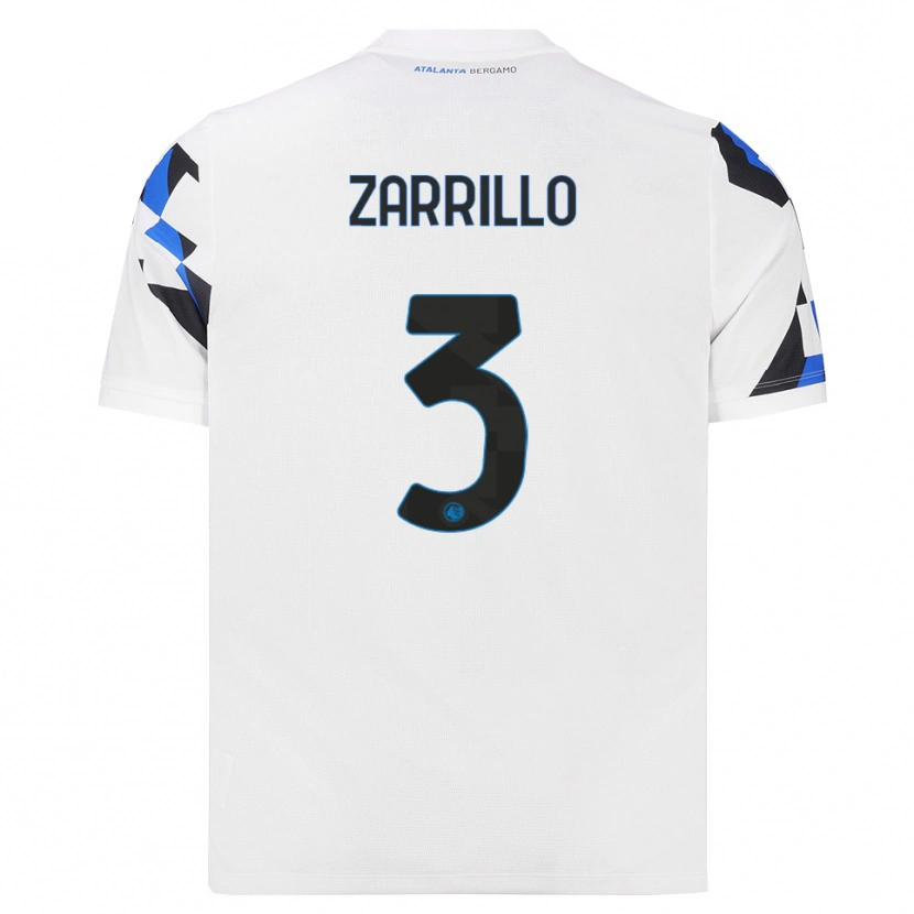Danxen Mulher Camisola Antonio Zarrillo #3 Branco Vermelho Azul Alternativa 2026/27 Camisa