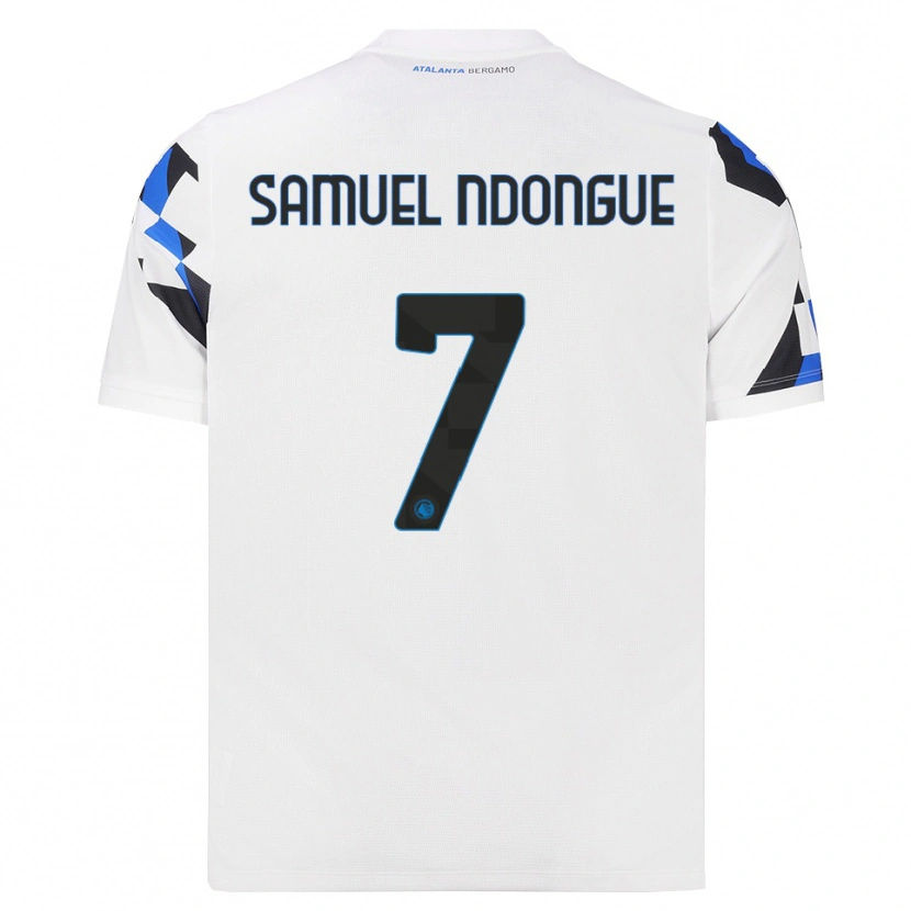 Danxen Mulher Camisola Frederick Ndongue #7 Branco Vermelho Azul Alternativa 2026/27 Camisa