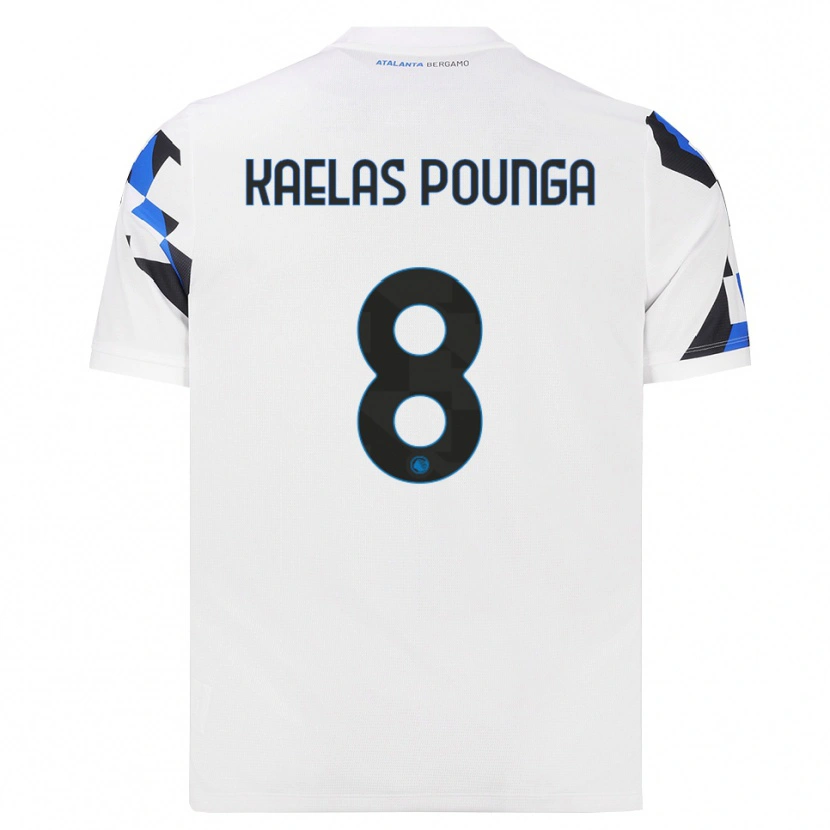 Danxen Mulher Camisola Digne Kaelas Pounga #8 Branco Vermelho Azul Alternativa 2026/27 Camisa