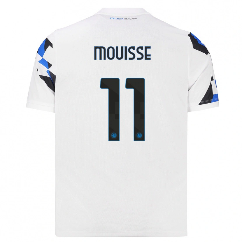 Danxen Mulher Camisola Giuseppe Mouisse #11 Branco Vermelho Azul Alternativa 2026/27 Camisa