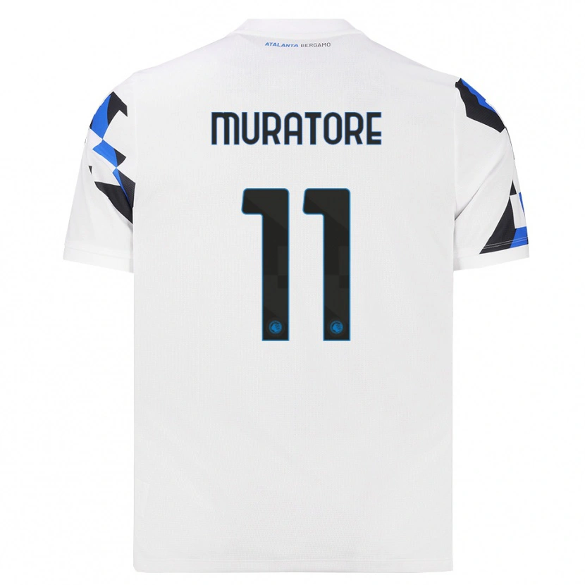Danxen Mulher Camisola Simone Muratore #11 Branco Vermelho Azul Alternativa 2026/27 Camisa