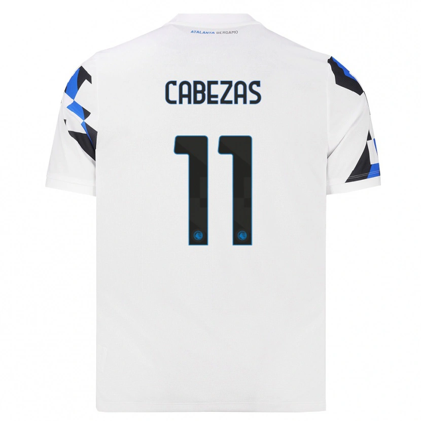 Danxen Mulher Camisola Bryan Cabezas #11 Branco Vermelho Azul Alternativa 2026/27 Camisa