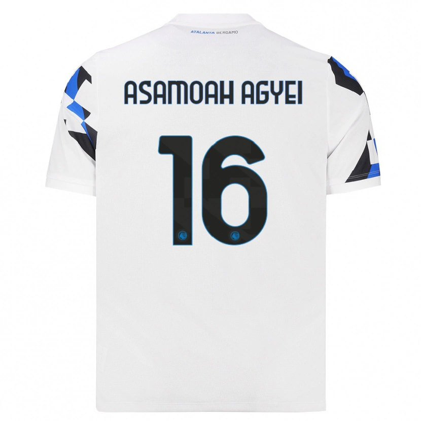 Danxen Mulher Camisola Yaw Asamoah Agyei #16 Branco Vermelho Azul Alternativa 2026/27 Camisa