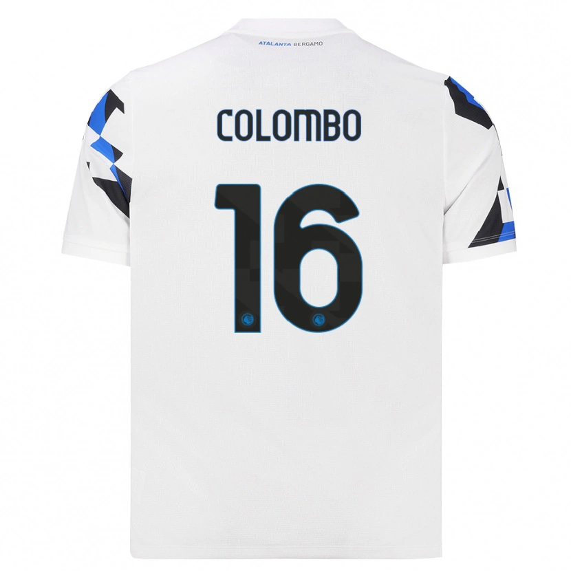 Danxen Mulher Camisola William Colombo #16 Branco Vermelho Azul Alternativa 2026/27 Camisa