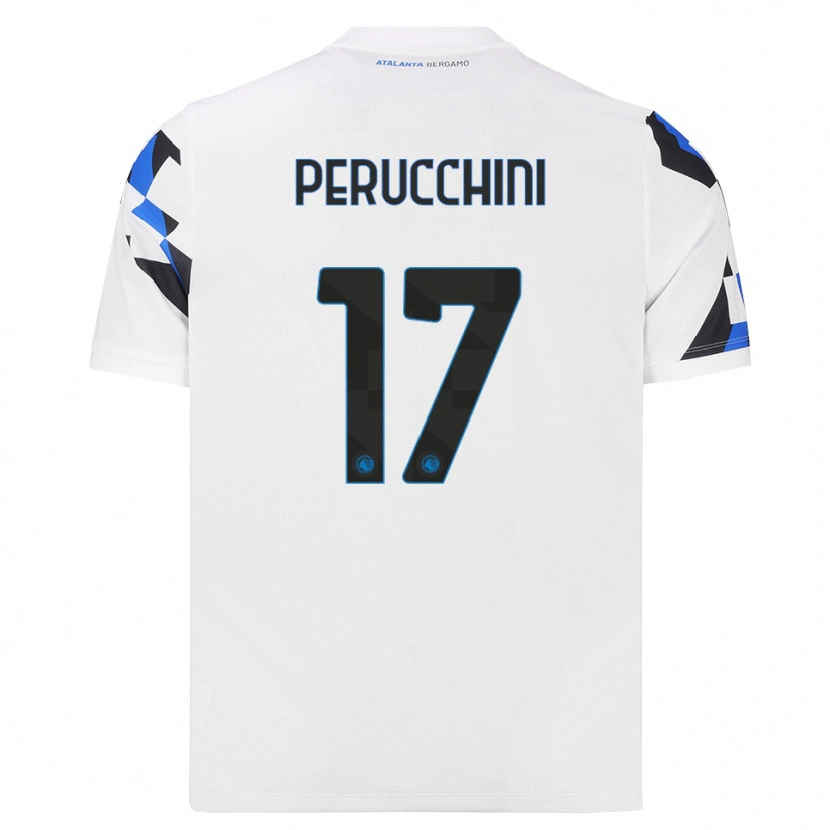 Danxen Mulher Camisola Simone Perucchini #17 Branco Vermelho Azul Alternativa 2026/27 Camisa