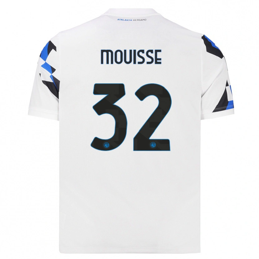 Danxen Mulher Camisola Samir Mouisse #32 Branco Vermelho Azul Alternativa 2026/27 Camisa