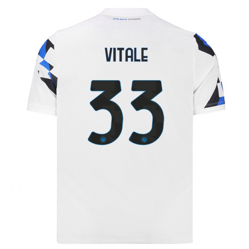 Danxen Mulher Camisola Francesca Vitale #33 Branco Vermelho Azul Alternativa 2026/27 Camisa
