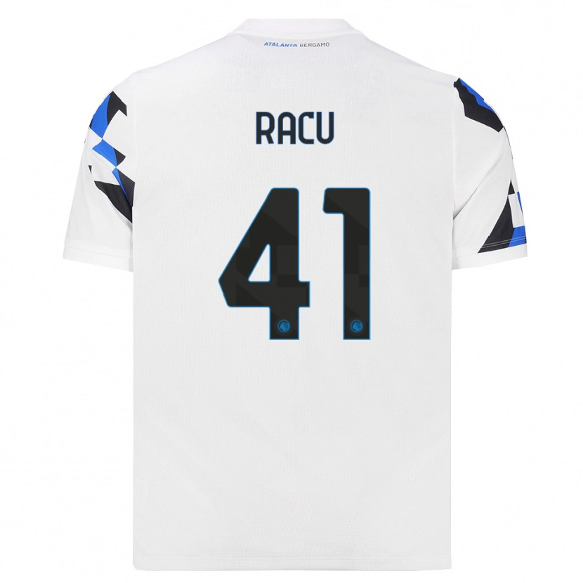 Danxen Mulher Camisola Andrei Racu #41 Branco Vermelho Azul Alternativa 2026/27 Camisa