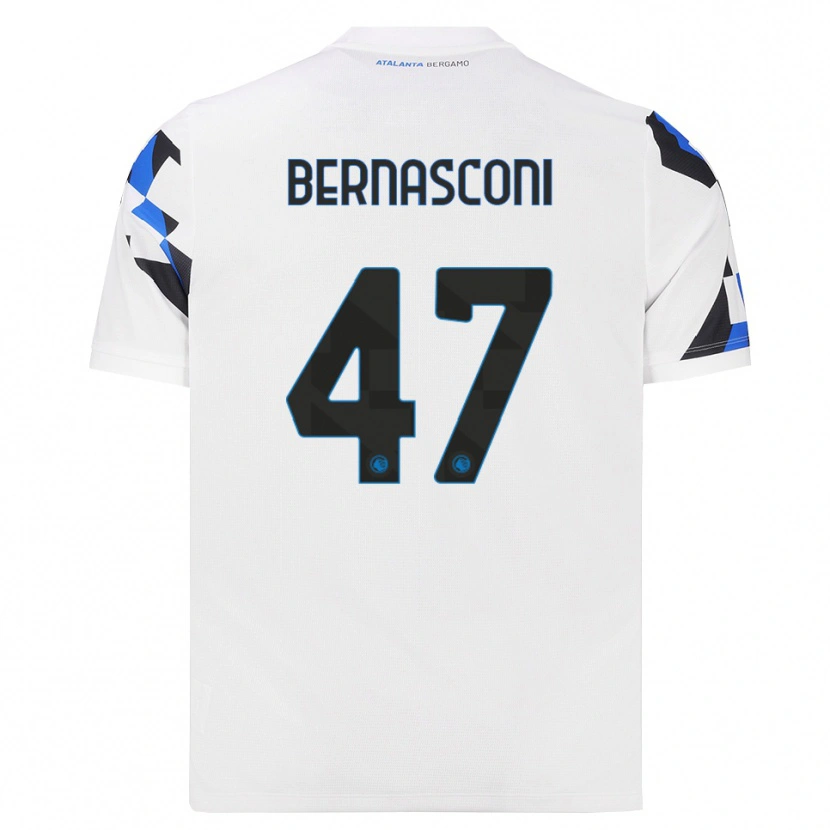Danxen Mulher Camisola Lorenzo Bernasconi #47 Branco Vermelho Azul Alternativa 2026/27 Camisa