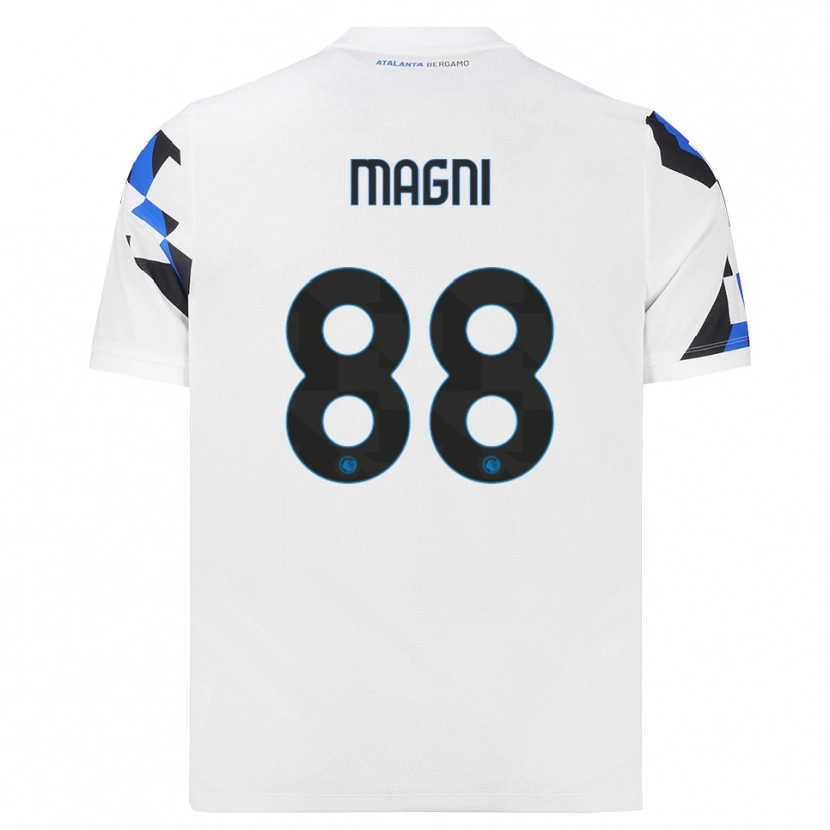 Danxen Mulher Camisola Gloria Magni #88 Branco Vermelho Azul Alternativa 2026/27 Camisa