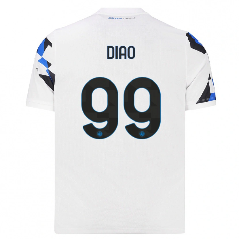 Danxen Mulher Camisola Siren Diao #99 Branco Vermelho Azul Alternativa 2026/27 Camisa