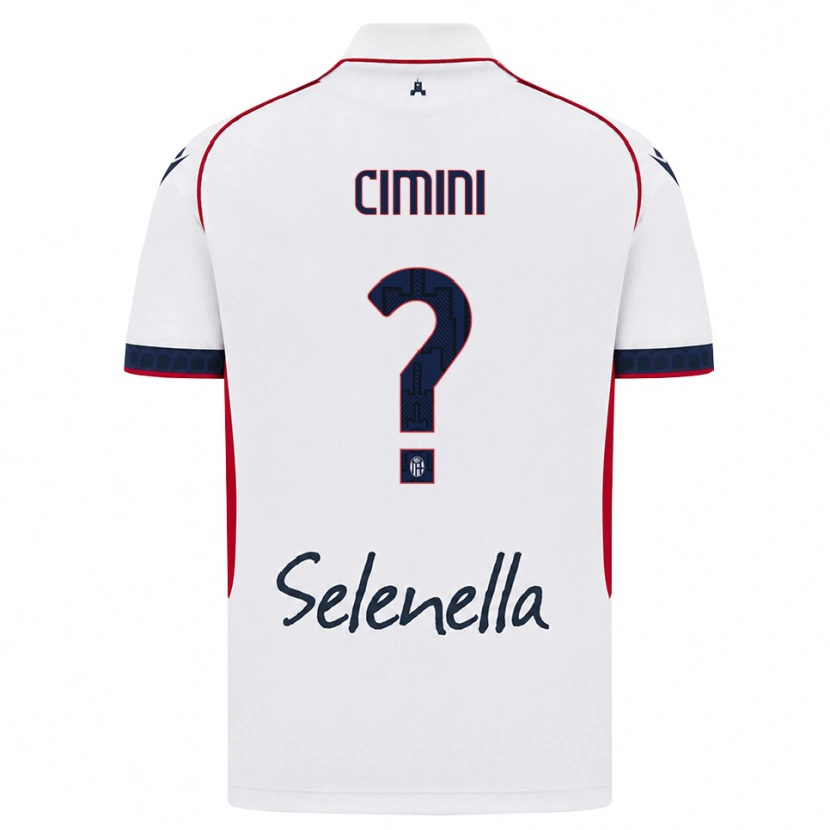Danxen Mulher Camisola Linda Tucceri Cimini #0 Branco Vermelho Azul Real Alternativa 2026/27 Camisa