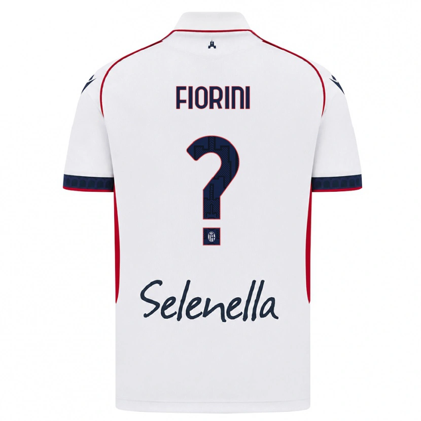Danxen Mulher Camisola Mattia Fiorini #0 Branco Vermelho Azul Real Alternativa 2026/27 Camisa