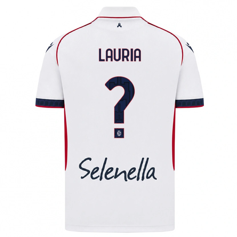 Danxen Mulher Camisola Nicole Lauria #0 Branco Vermelho Azul Real Alternativa 2026/27 Camisa