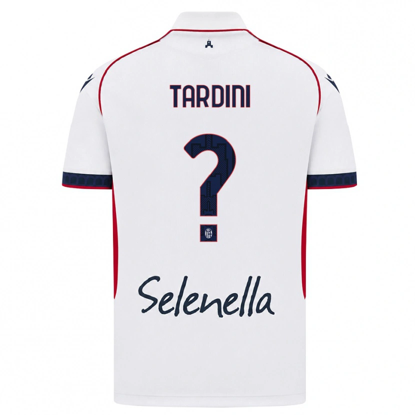Danxen Mulher Camisola Sara Tardini #0 Branco Vermelho Azul Real Alternativa 2026/27 Camisa