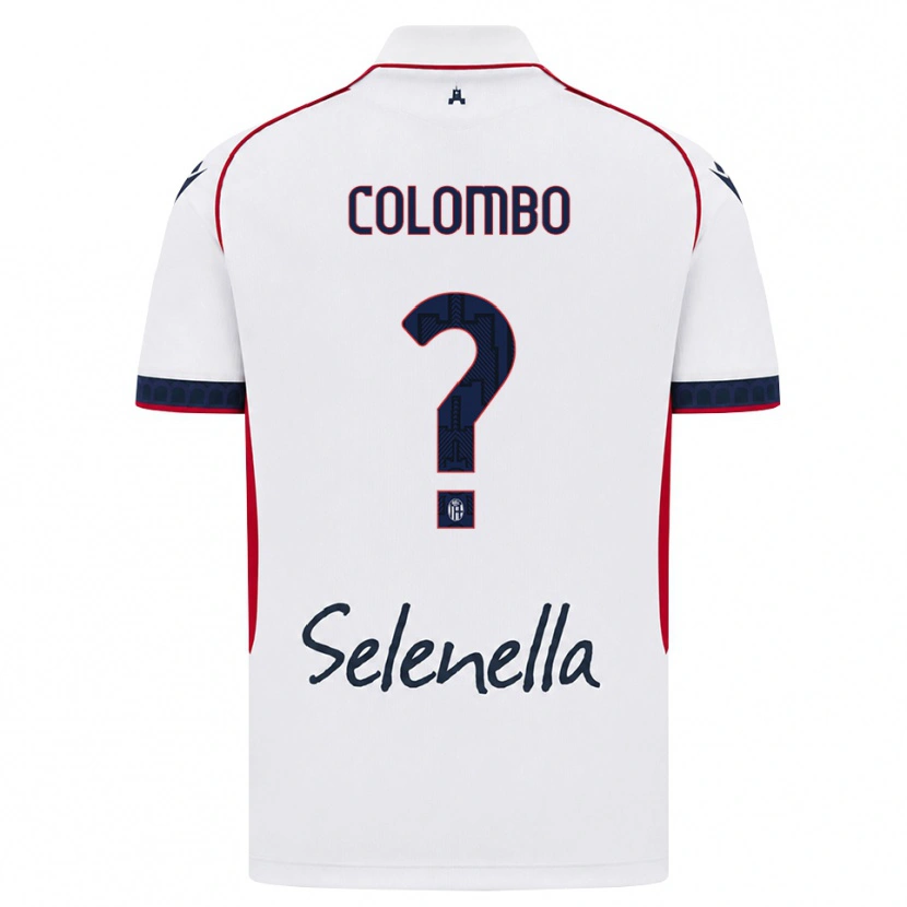 Danxen Mulher Camisola Valentina Colombo #0 Branco Vermelho Azul Real Alternativa 2026/27 Camisa