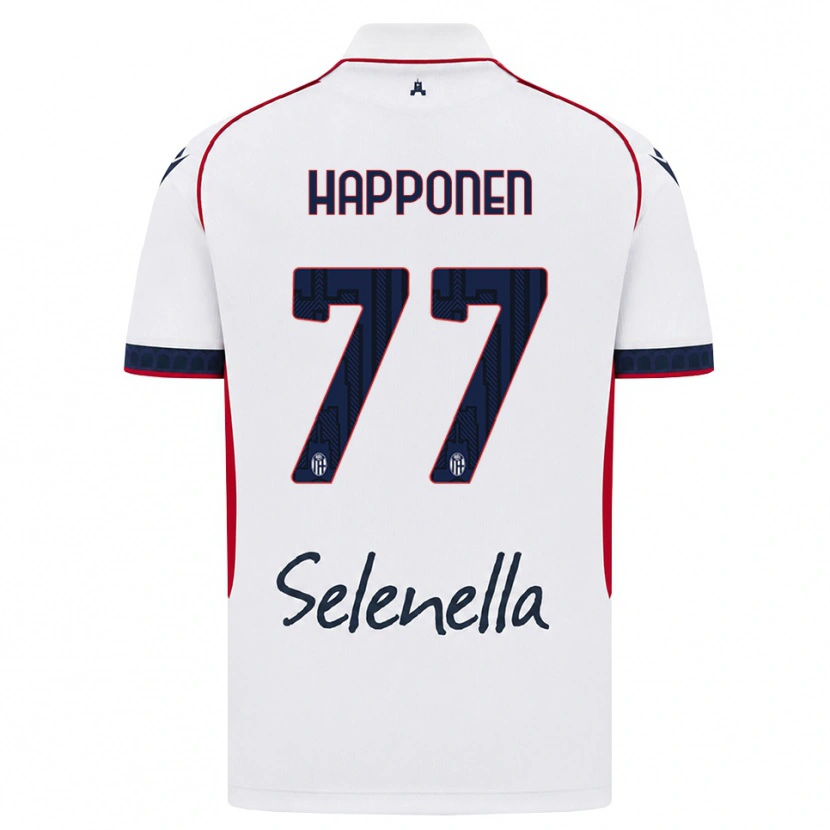 Danxen Mulher Camisola Ukko Happonen #77 Branco Vermelho Azul Real Alternativa 2026/27 Camisa