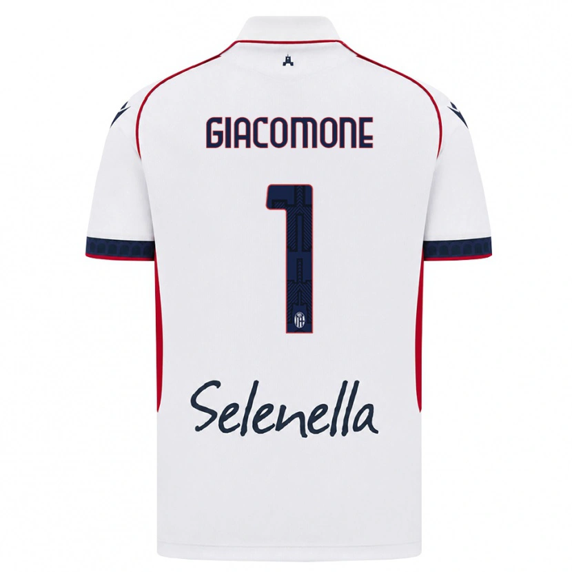 Danxen Mulher Camisola Giacomo Giacomone #1 Branco Vermelho Azul Real Alternativa 2026/27 Camisa