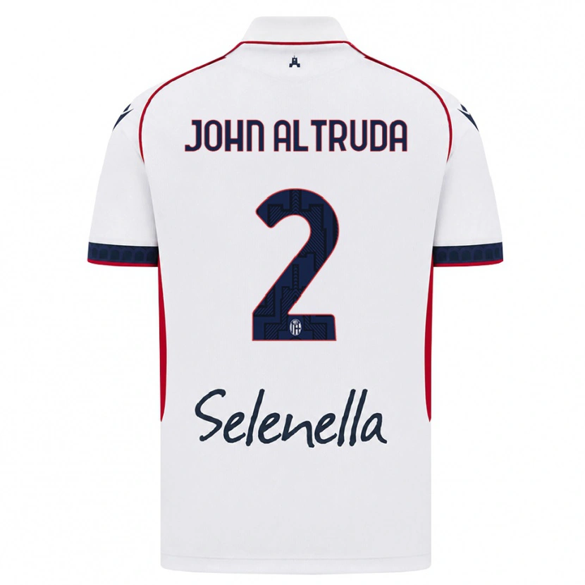 Danxen Mulher Camisola Alessandro John Altruda #2 Branco Vermelho Azul Real Alternativa 2026/27 Camisa