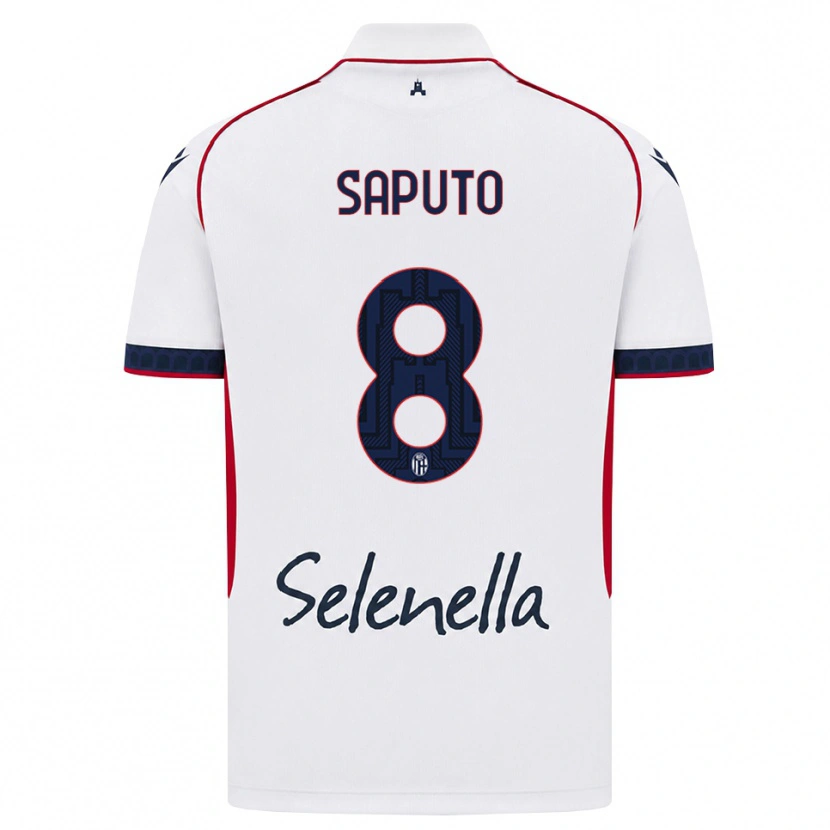 Danxen Mulher Camisola Jesse Saputo #8 Branco Vermelho Azul Real Alternativa 2026/27 Camisa