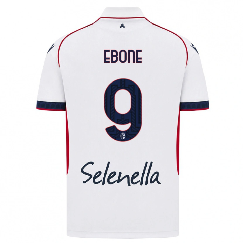 Danxen Mulher Camisola Tommaso Ebone #9 Branco Vermelho Azul Real Alternativa 2026/27 Camisa