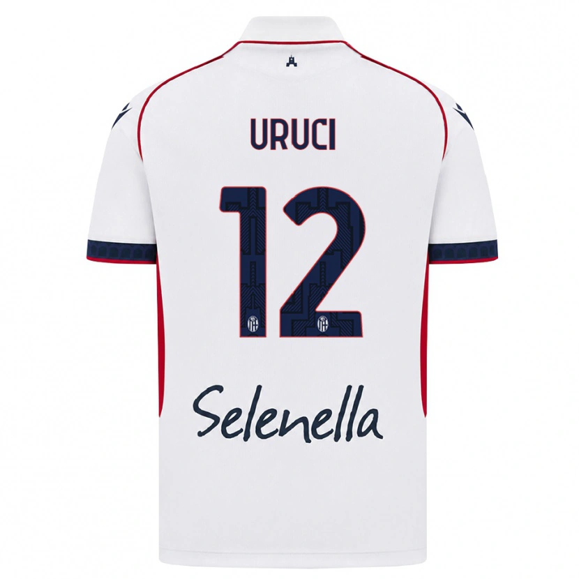 Danxen Mulher Camisola Klejton Uruci #12 Branco Vermelho Azul Real Alternativa 2026/27 Camisa