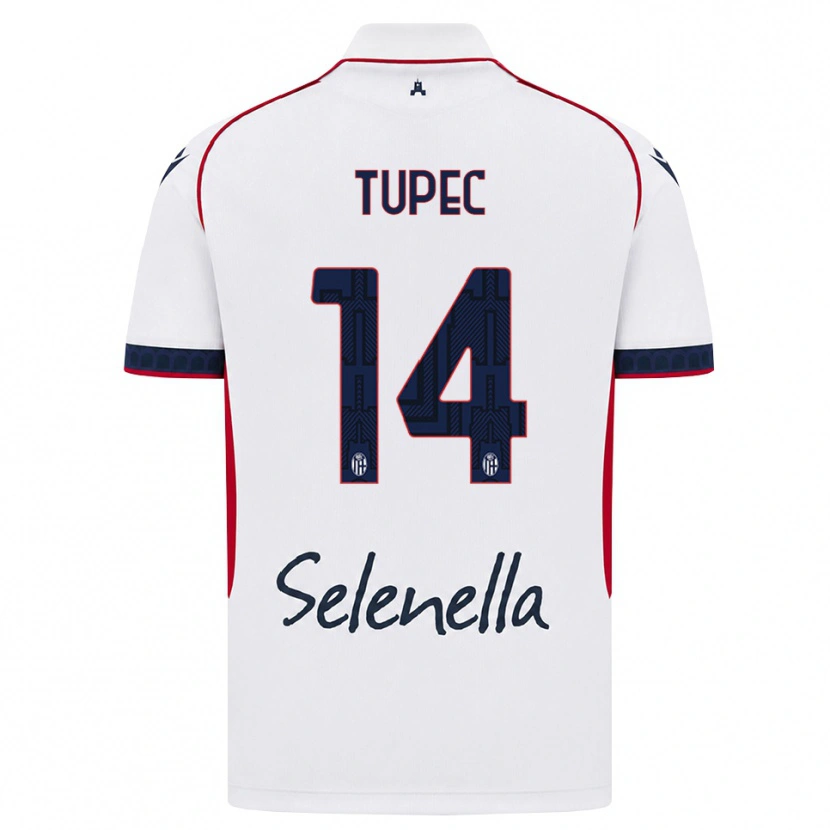 Danxen Mulher Camisola Leos Tupec #14 Branco Vermelho Azul Real Alternativa 2026/27 Camisa