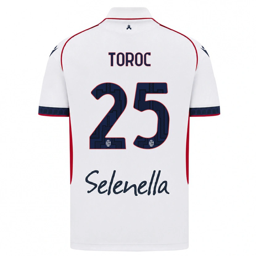 Danxen Mulher Camisola Andrei Toroc #25 Branco Vermelho Azul Real Alternativa 2026/27 Camisa