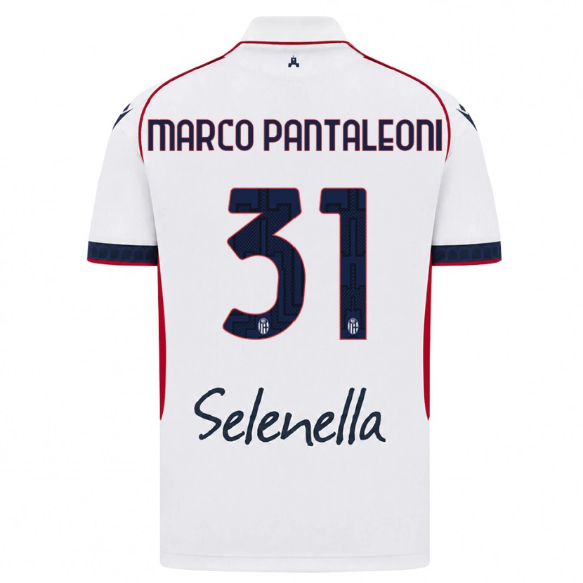 Danxen Mulher Camisola Gian Marco Pantaleoni #31 Branco Vermelho Azul Real Alternativa 2026/27 Camisa