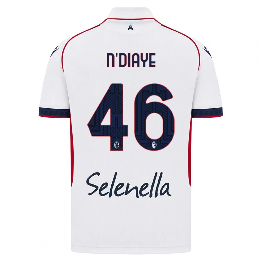 Danxen Mulher Camisola Antoine N'diaye #46 Branco Vermelho Azul Real Alternativa 2026/27 Camisa